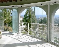 CHIUSURA TERRAZZO CON VETRATE